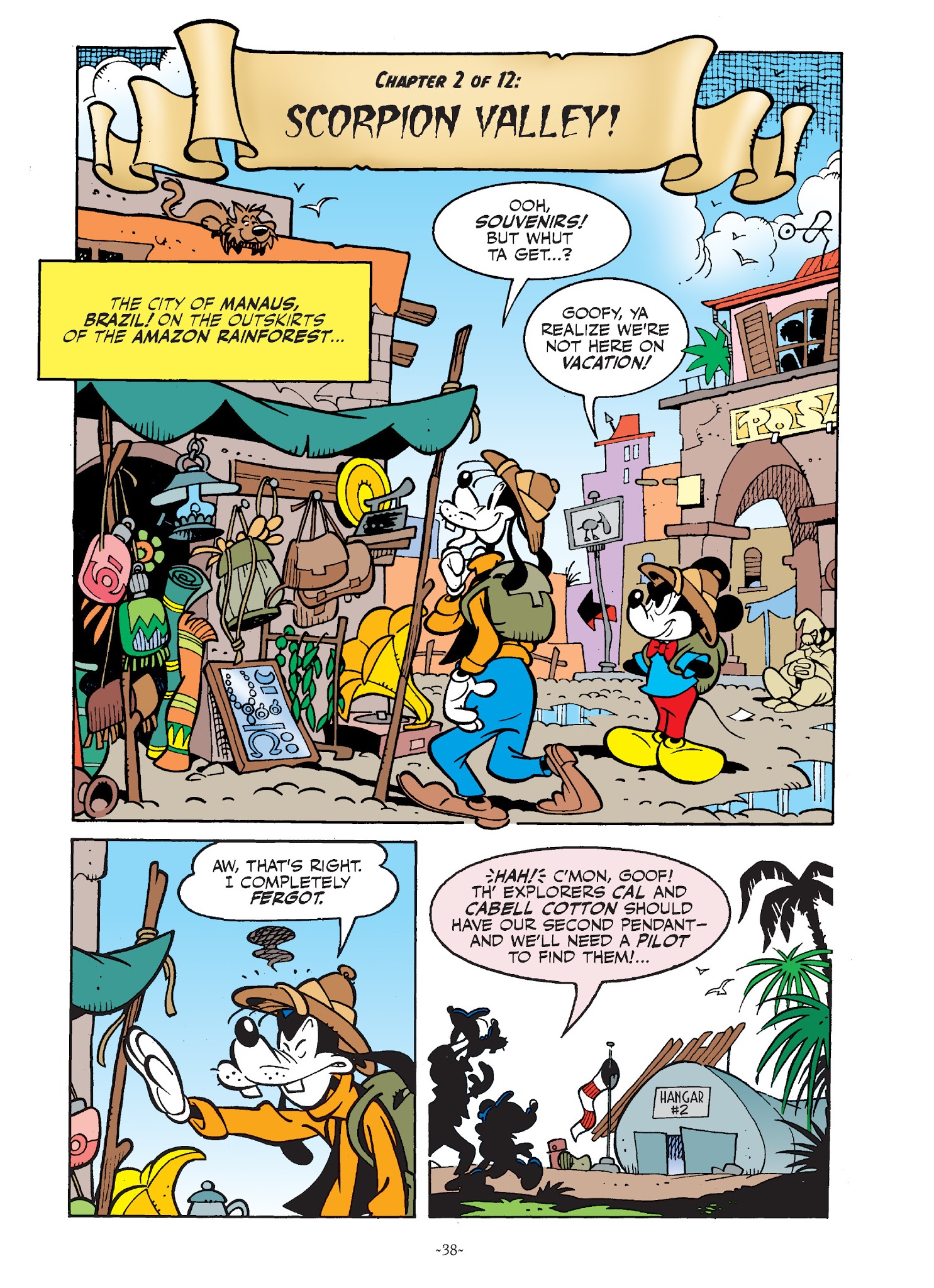 Read online Mickey and Donald: The Search For the Zodiac Stone comic -  Issue # TPB - 37