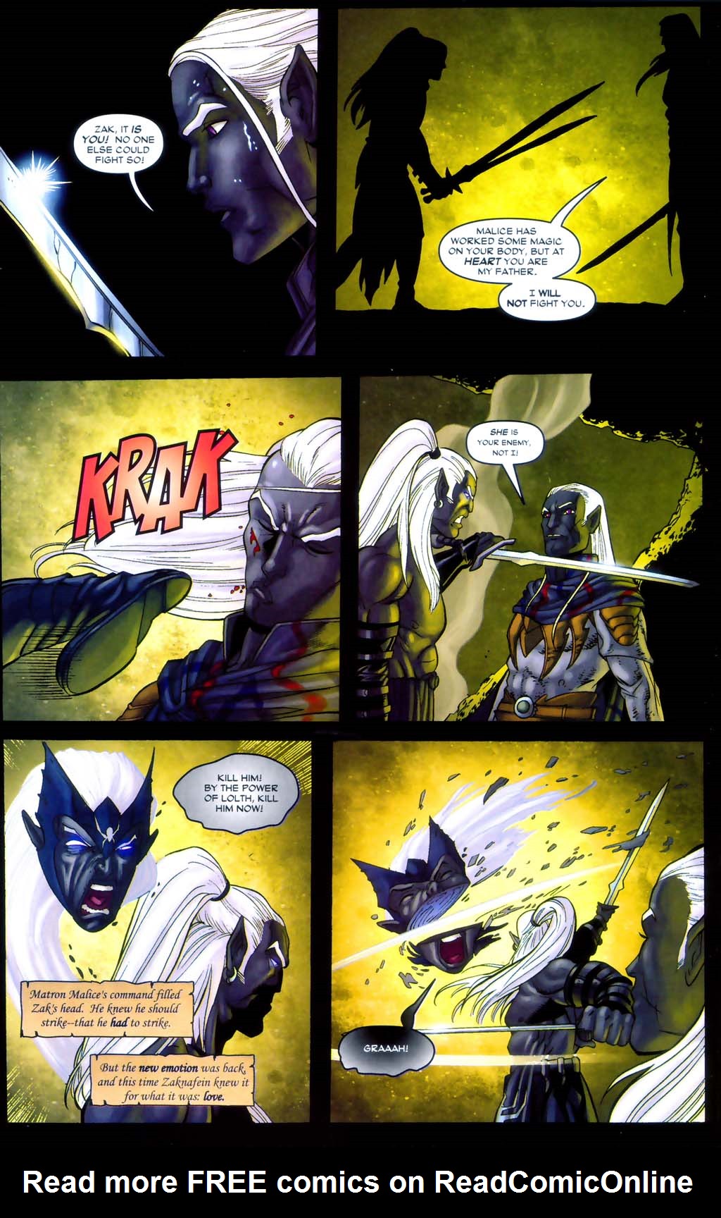 Read online Forgotten Realms: Exile comic -  Issue #3 - 37