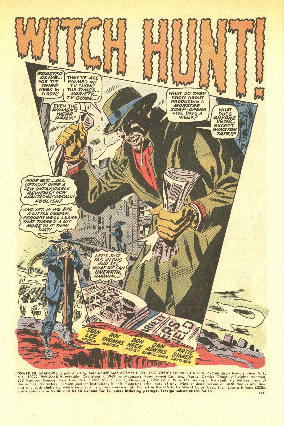 Read online Tower of Shadows comic -  Issue #2 - 3