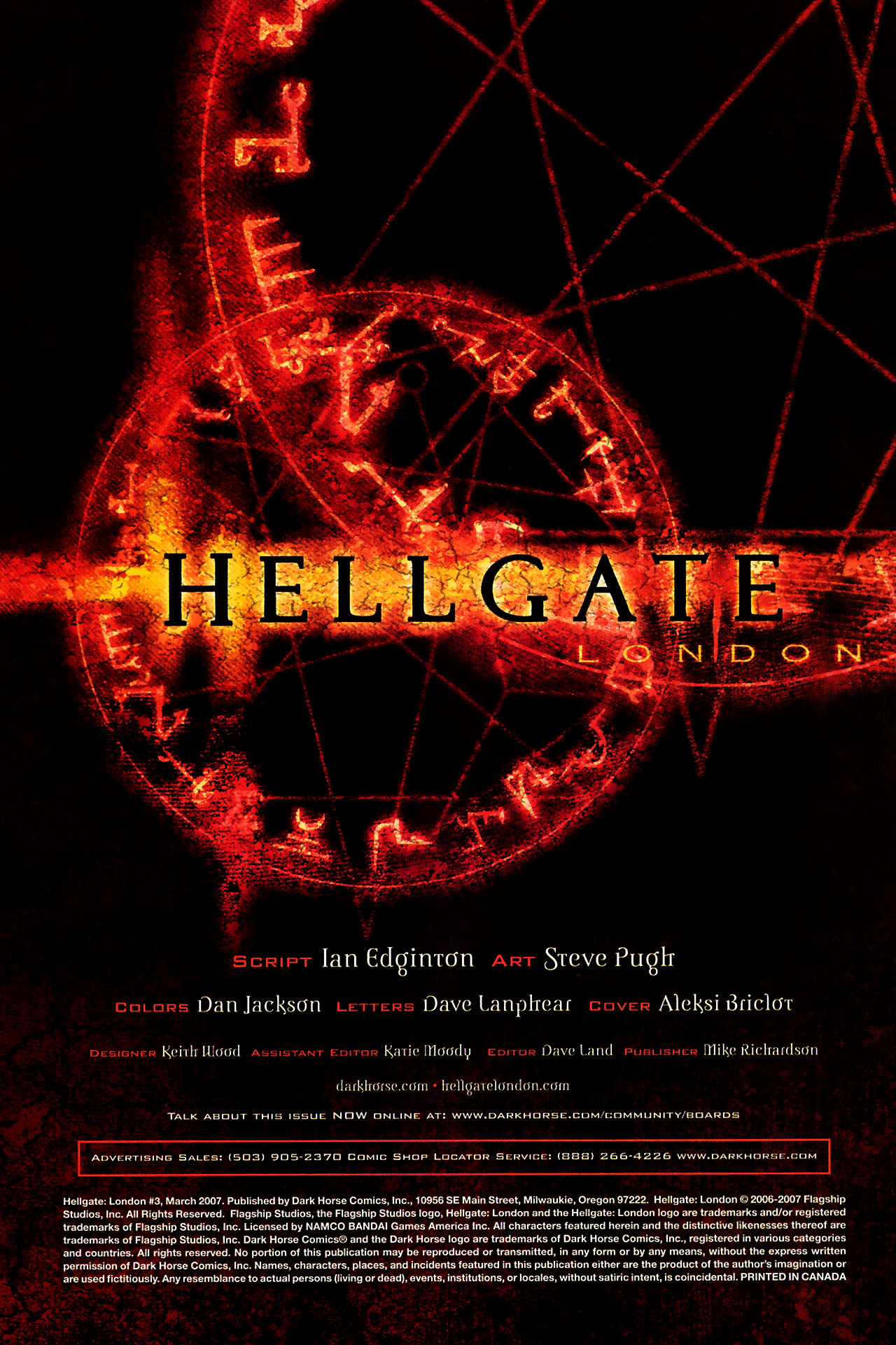 Read online Hellgate: London comic -  Issue #3 - 2