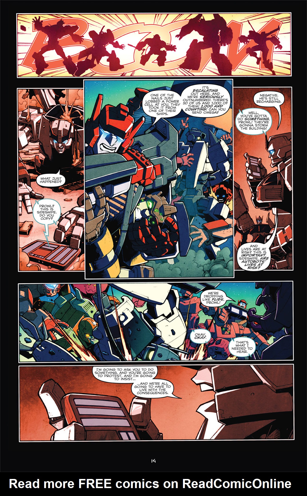 Read online The Transformers Death of Optimus Prime comic Issue Full