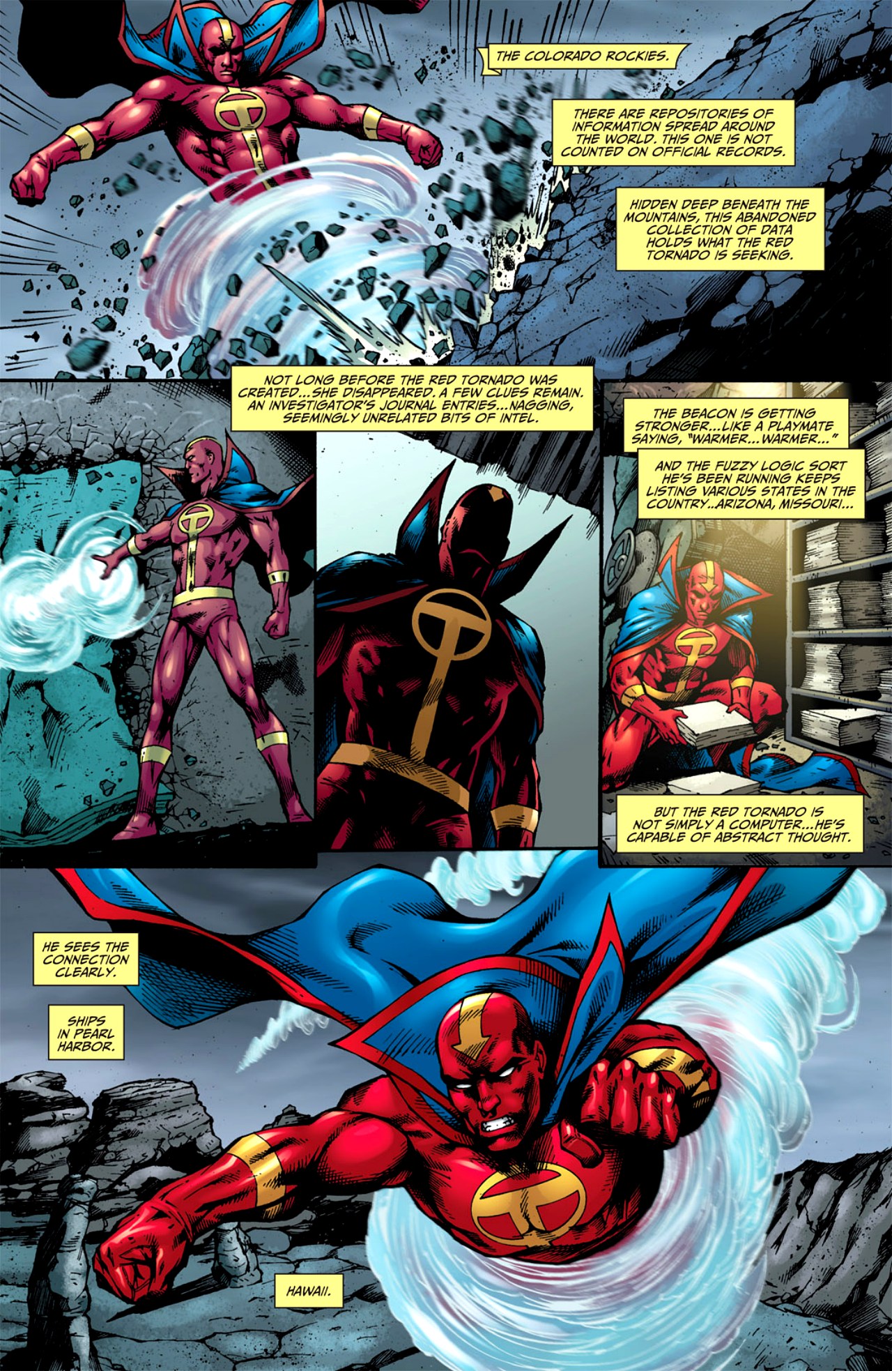 Read online Red Tornado (2009) comic -  Issue #1 - 17