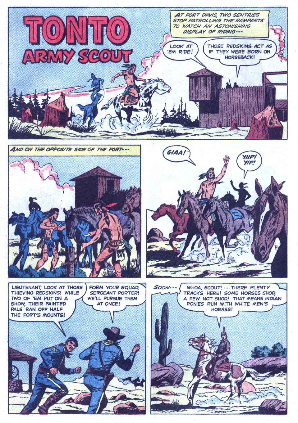 Read online Lone Ranger's Companion Tonto comic -  Issue #19 - 20