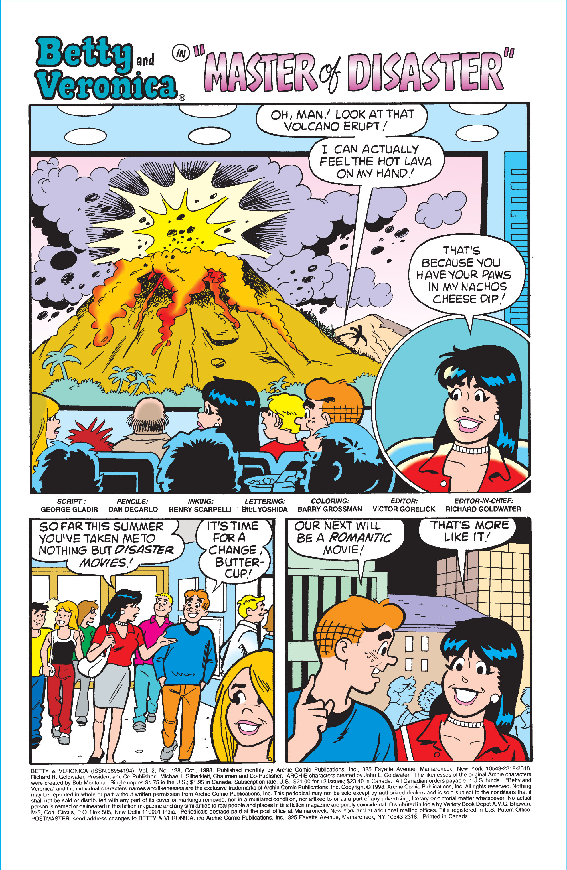 Read online Betty and Veronica (1987) comic -  Issue #128 - 2