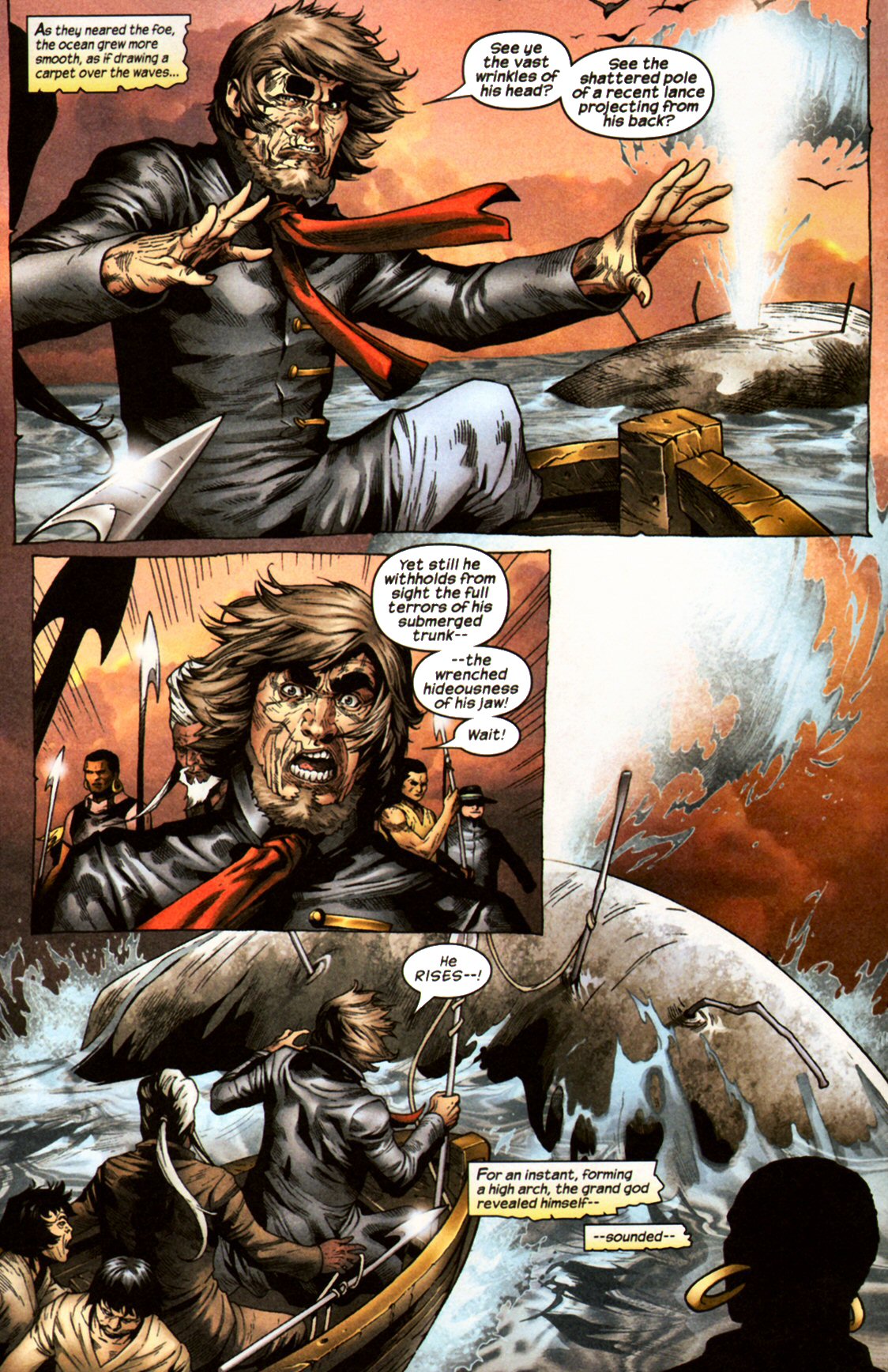 Read online Marvel Illustrated: Moby Dick comic -  Issue # TPB - 100