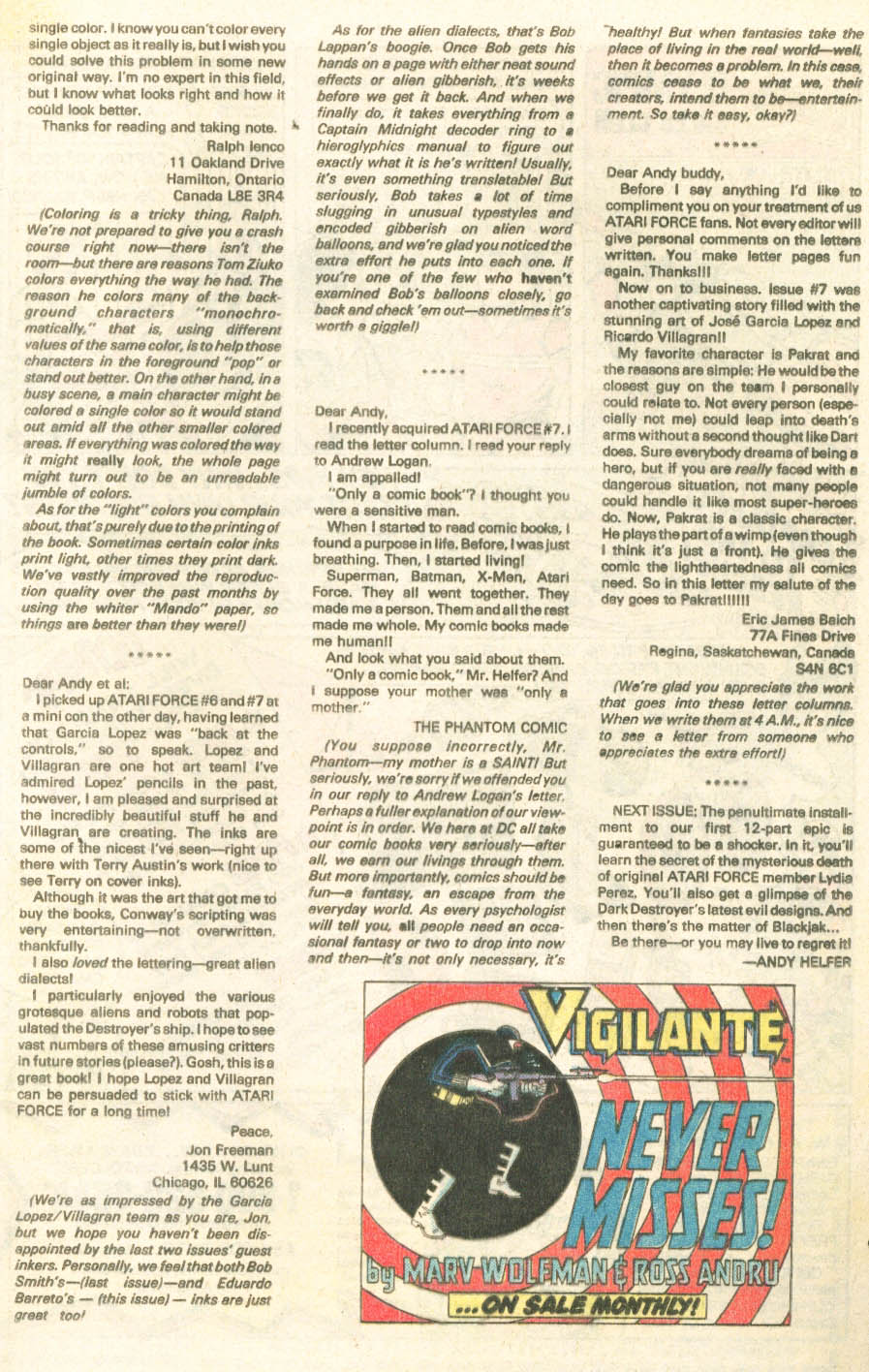 Read online Atari Force (1984) comic -  Issue #10 - 28