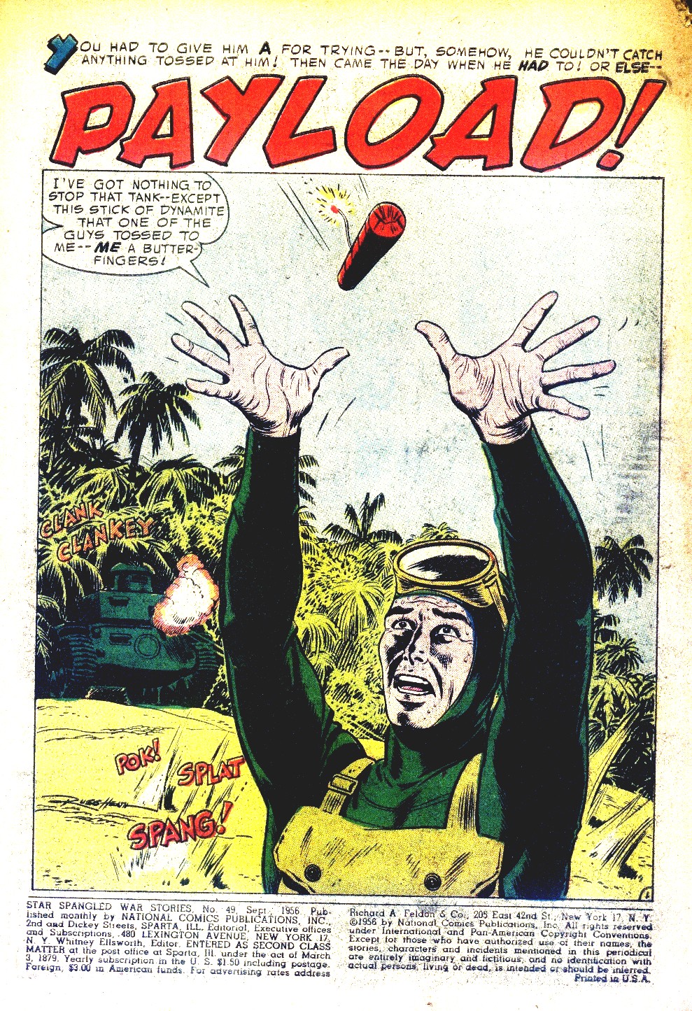 Read online Star Spangled War Stories (1952) comic -  Issue #49 - 4