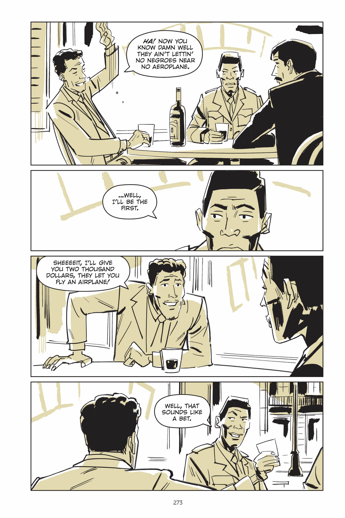 Read online Now Let Me Fly: A Portrait of Eugene Bullard comic -  Issue # TPB (Part 3) - 69