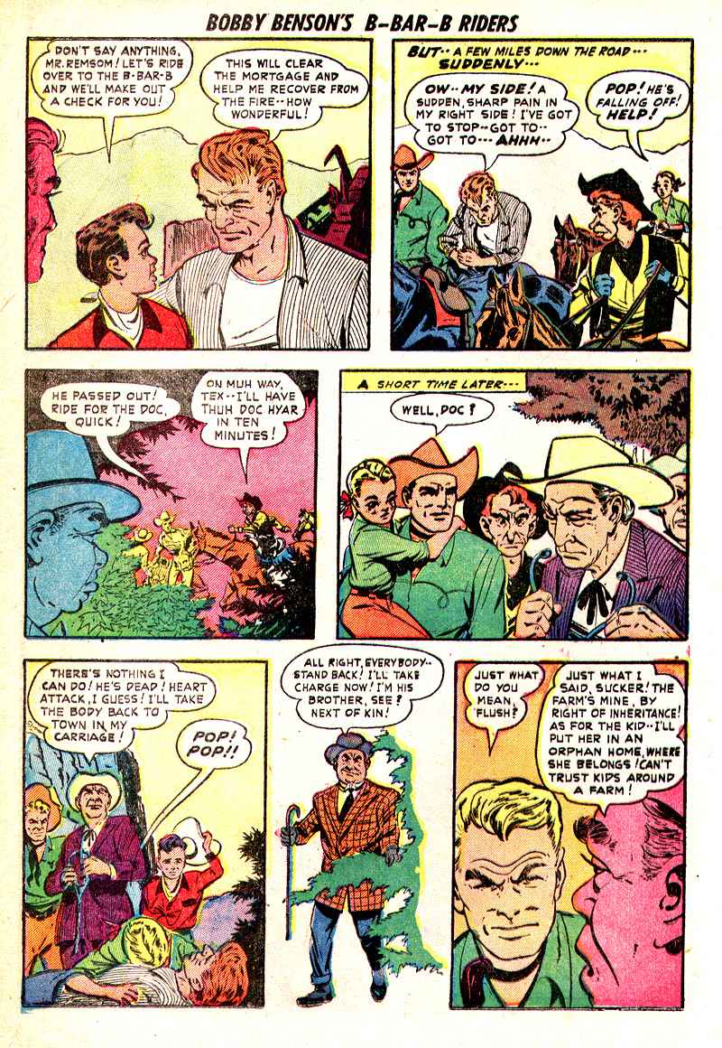 Read online Bobby Benson's B-Bar-B Riders comic -  Issue #7 - 6