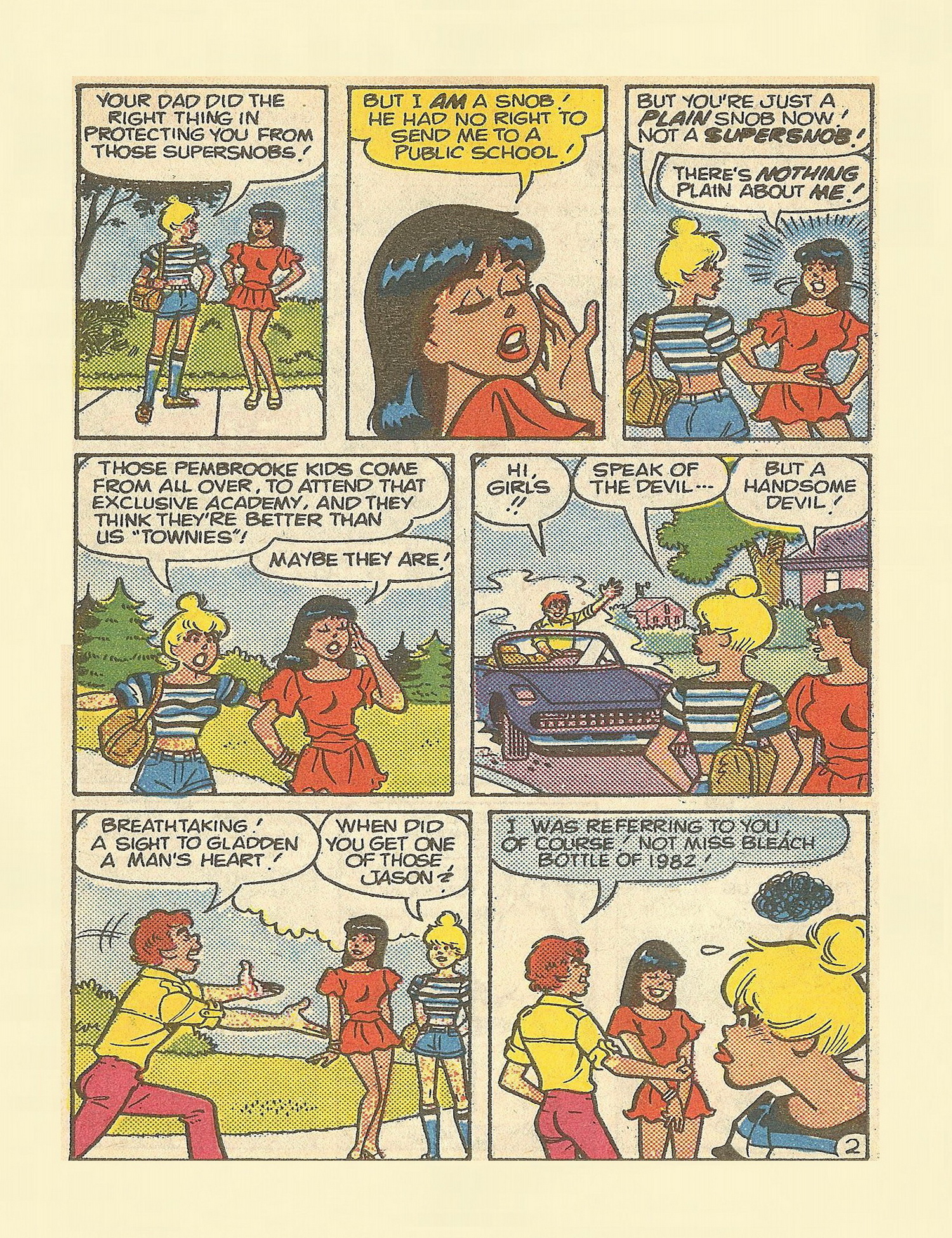 Read online Betty and Veronica Digest Magazine comic -  Issue #38 - 125