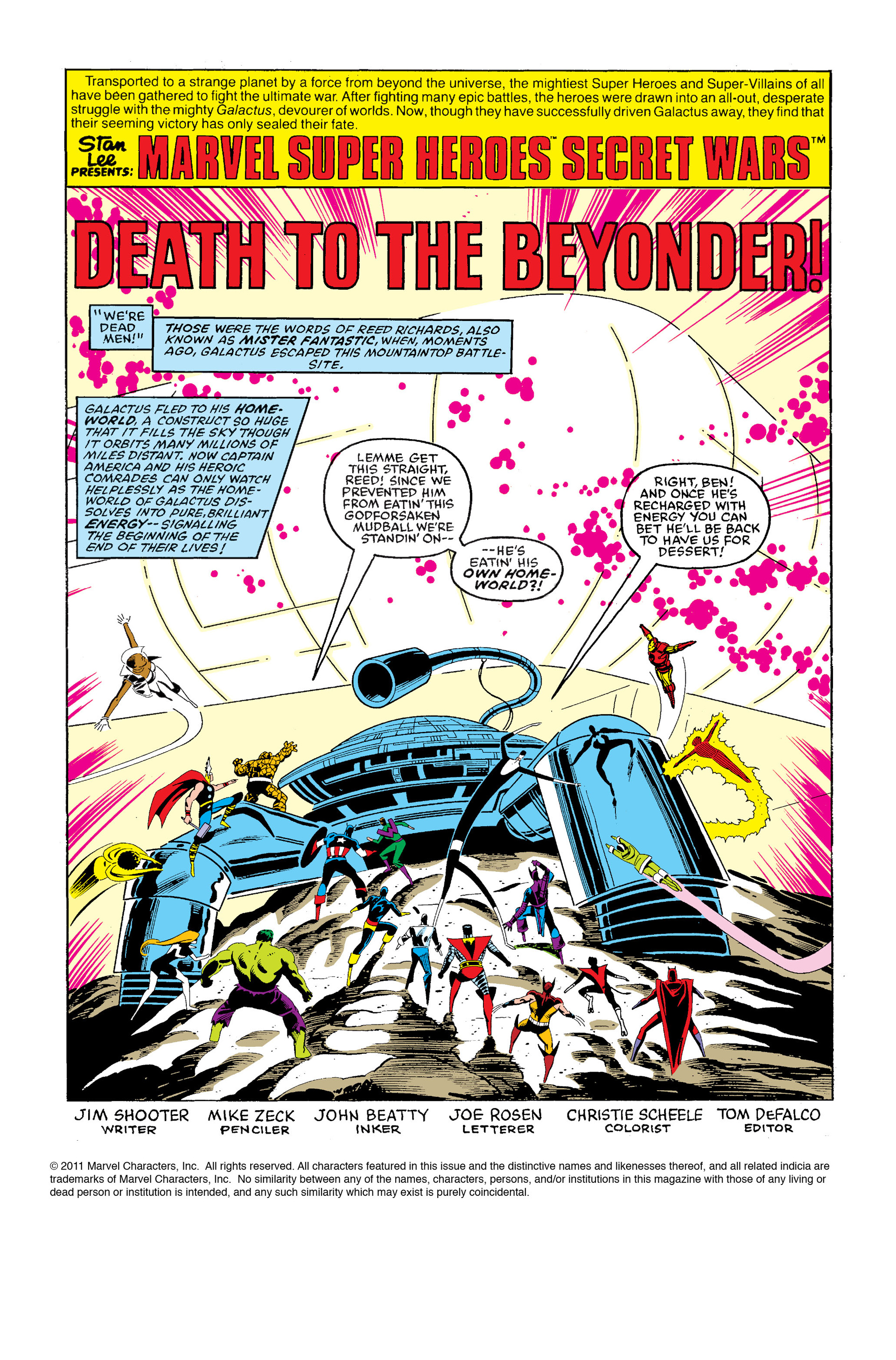 Read online Marvel Super Heroes Secret Wars (1984) comic -  Issue #10 - 2