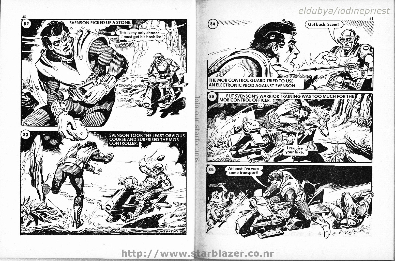 Read online Starblazer comic -  Issue #160 - 22