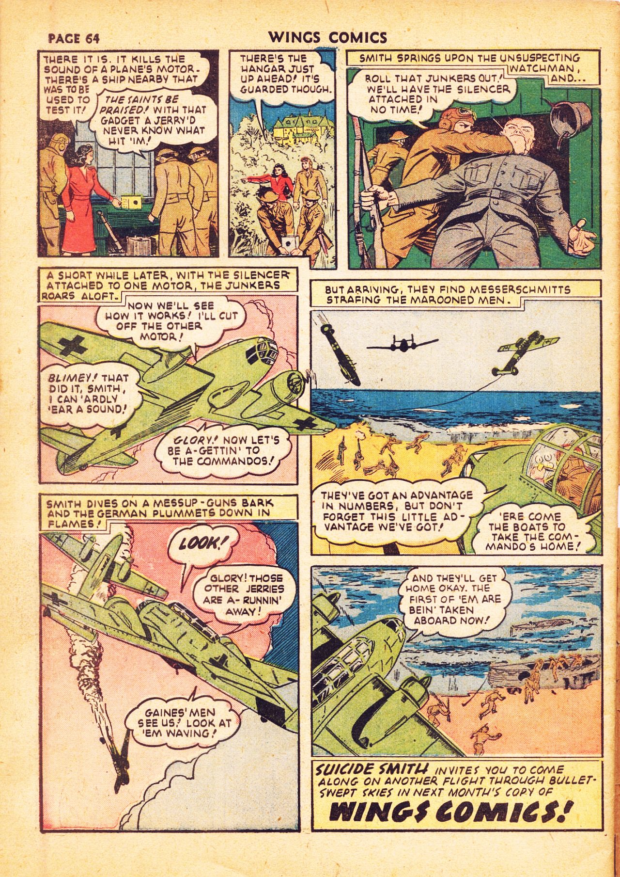 Read online Wings Comics comic -  Issue #20 - 66