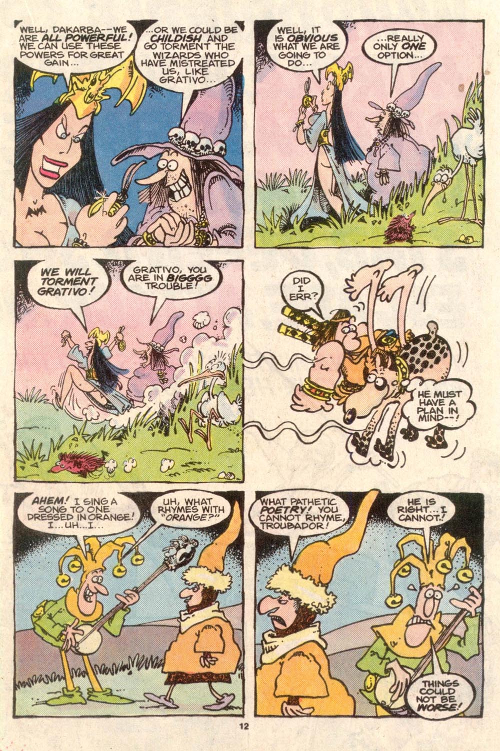 Read online Sergio Aragonés Groo the Wanderer comic -  Issue #36 - 12