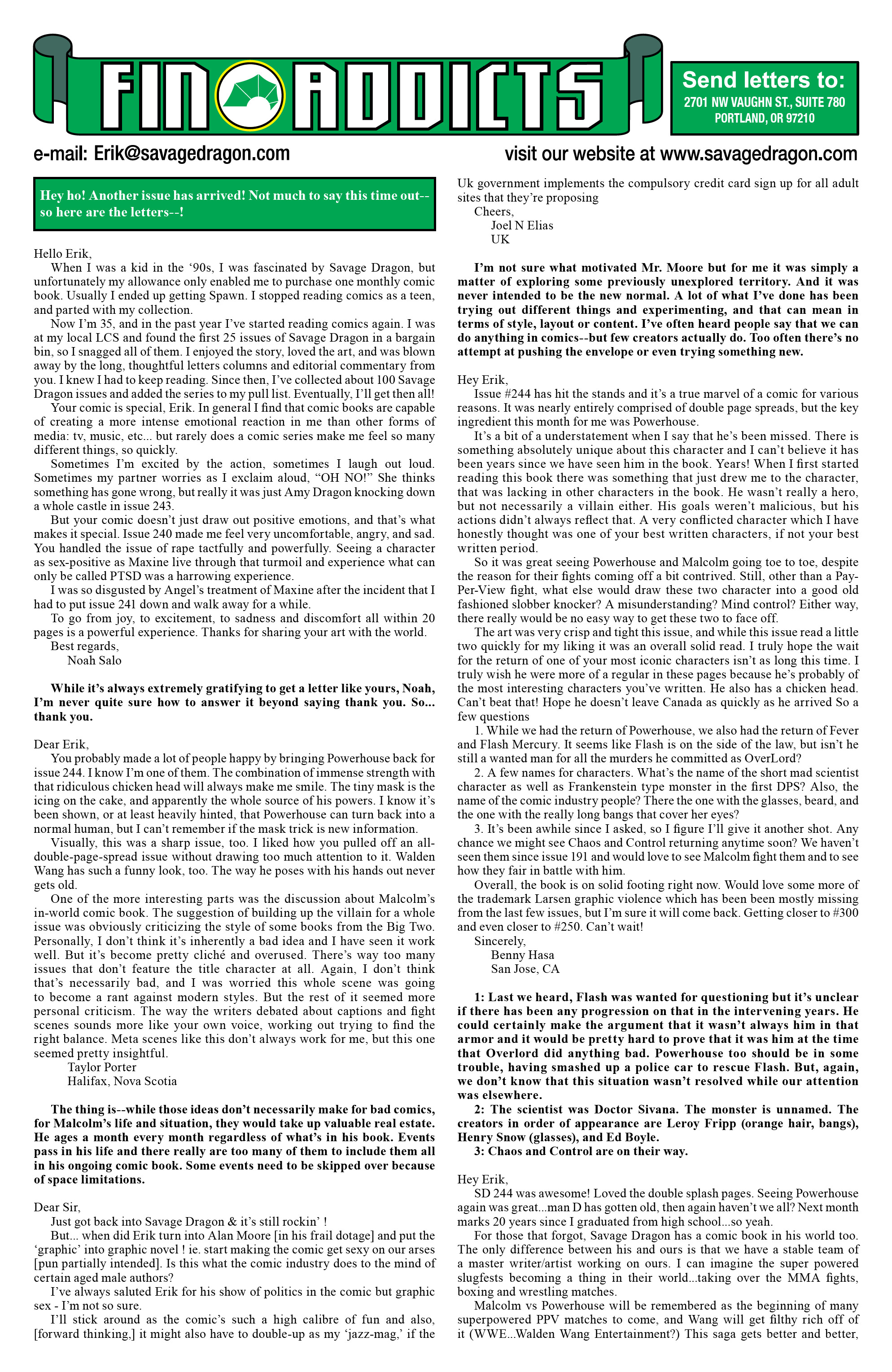 Read online The Savage Dragon (1993) comic -  Issue #246 - 22