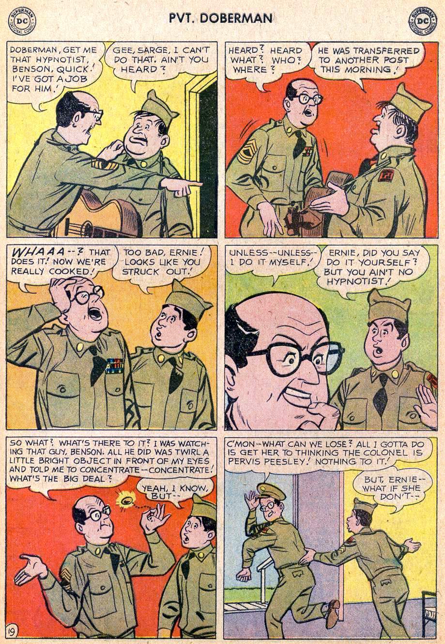 Read online Sgt. Bilko's Pvt. Doberman comic -  Issue #11 - 25