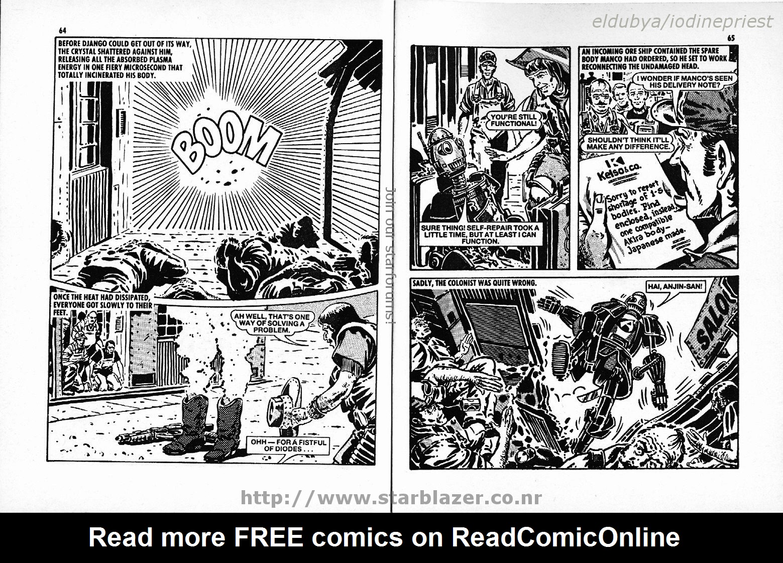 Read online Starblazer comic -  Issue #204 - 34