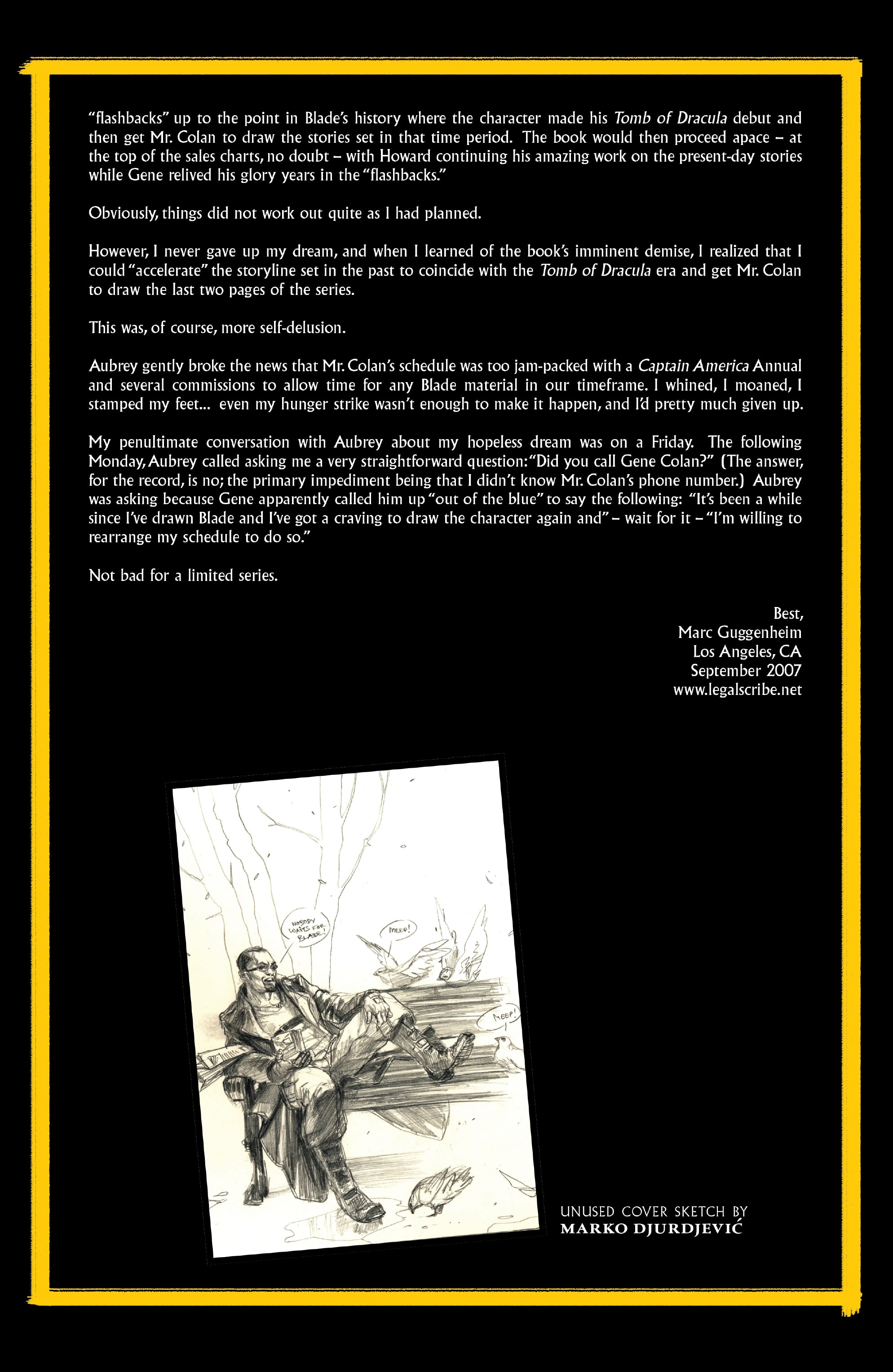 Read online Blade by Marc Guggenheim: The Complete Collection comic -  Issue # TPB (Part 3) - 123
