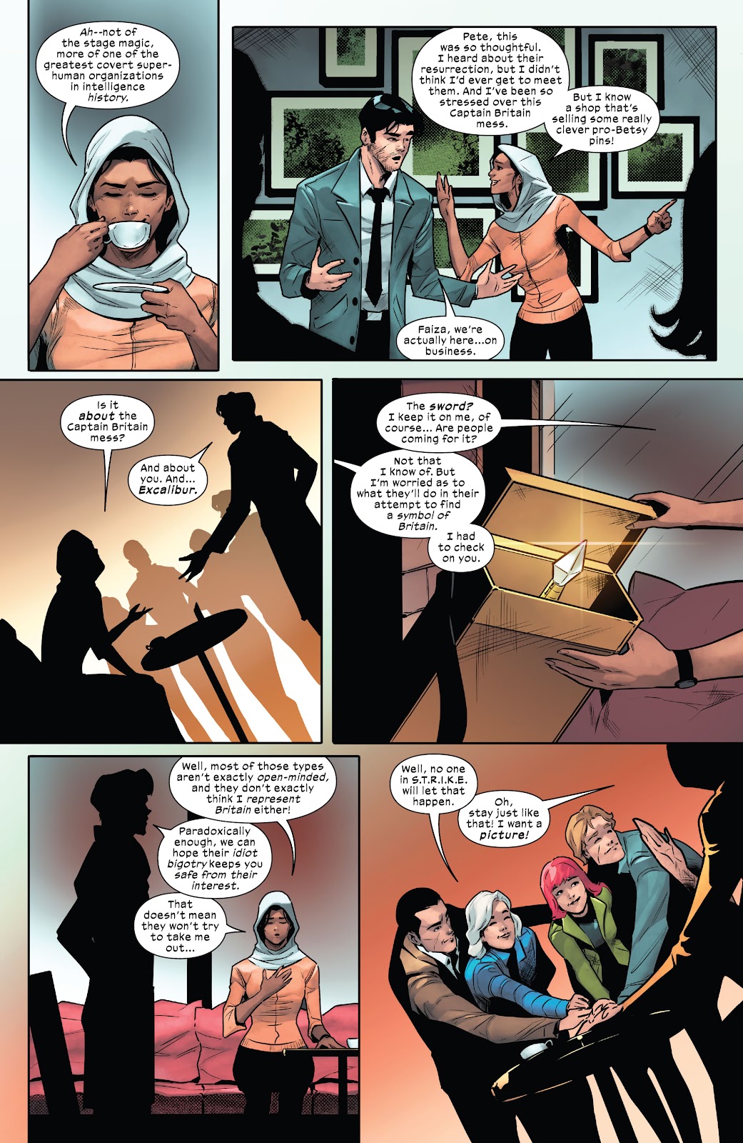 Betsy Braddock: Captain Britain issue 1 - Page 28