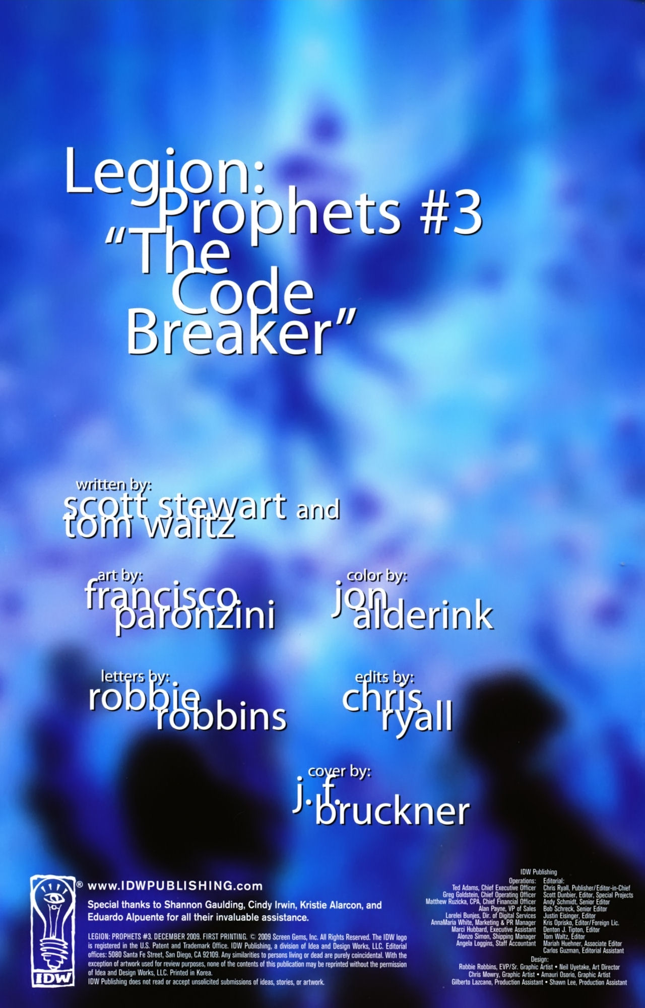 Read online Legion: Prophets comic -  Issue #3 - 2