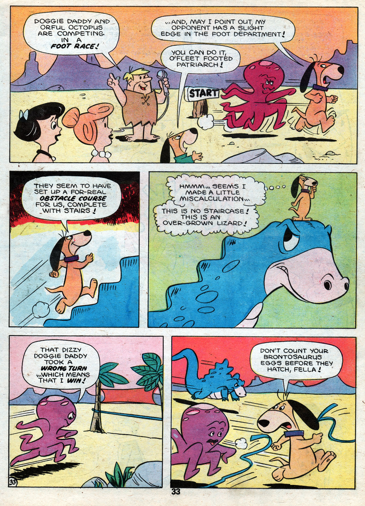 Read online Flintstones Visits Laff-A-Lympics comic -  Issue # Full - 35