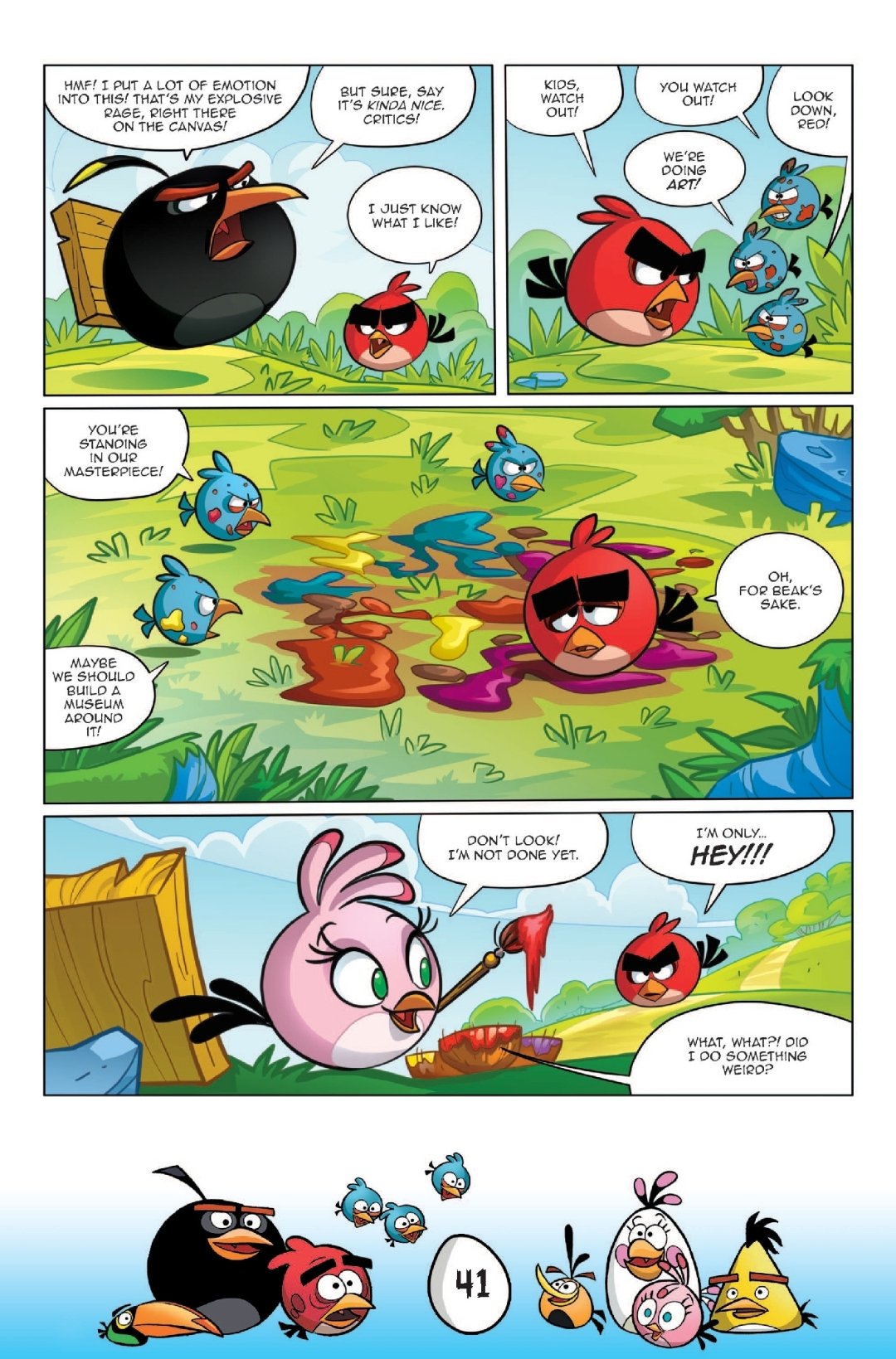 Read online Angry Birds Comics Quarterly comic -  Issue # Issue Furious Fowl - 42