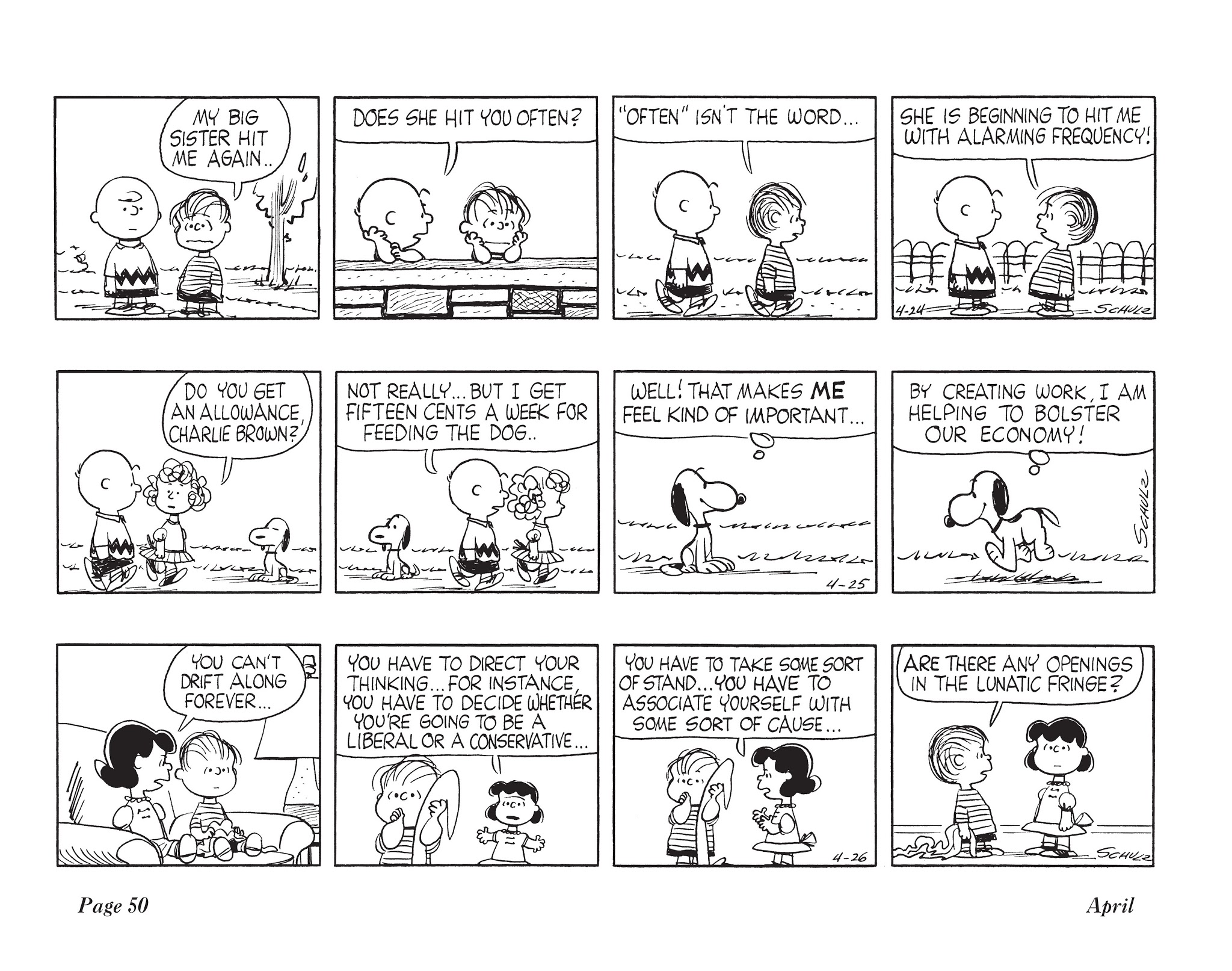 Read online The Complete Peanuts comic -  Issue # TPB 6 - 65