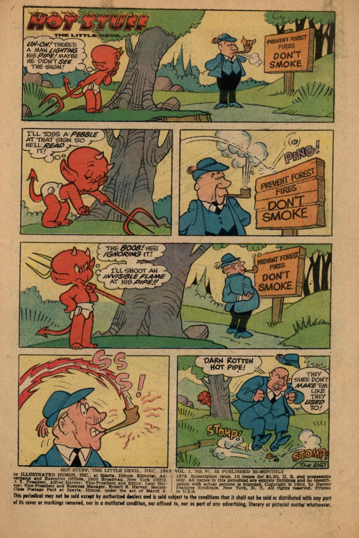 Read online Hot Stuff, the Little Devil comic -  Issue #87 - 3