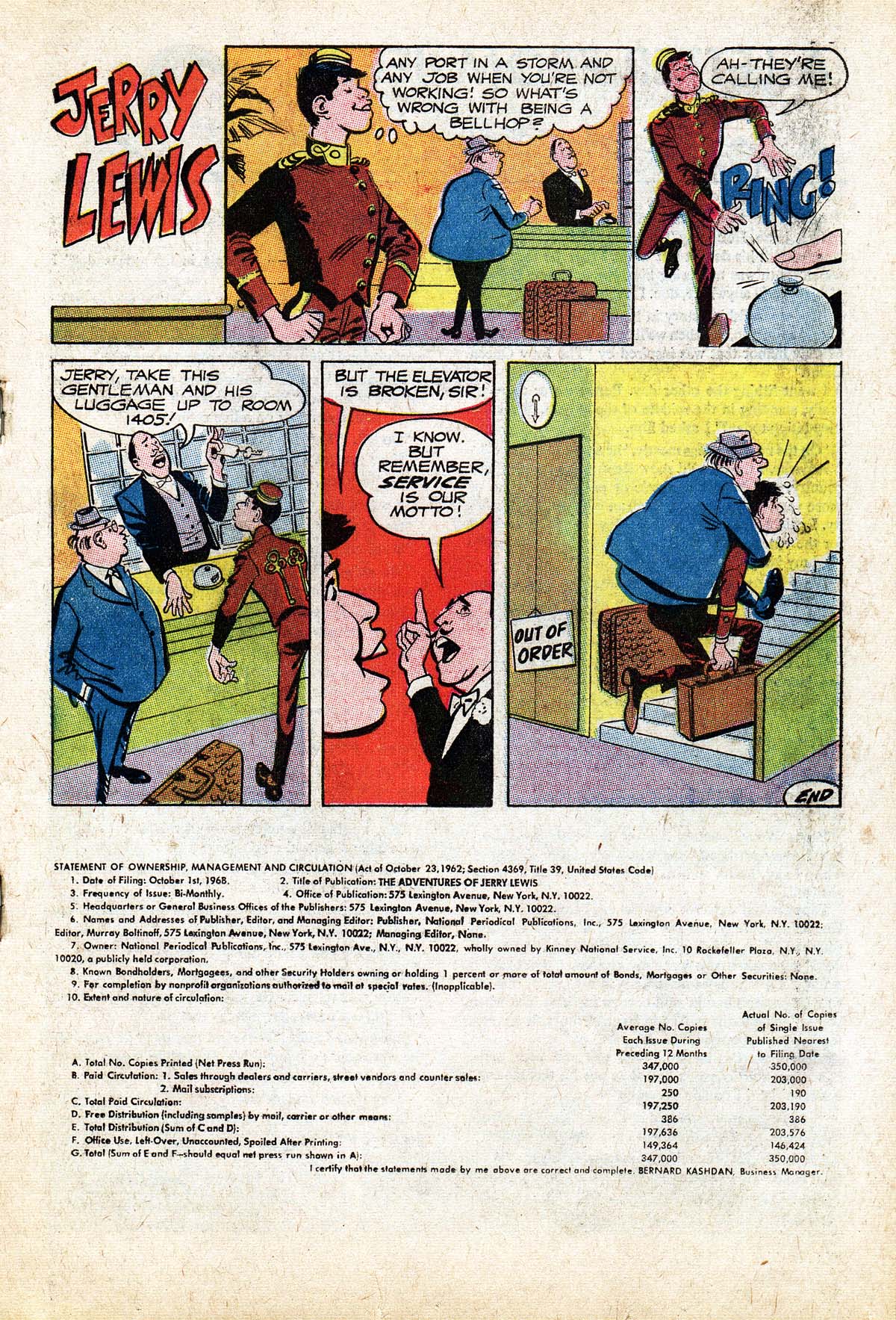 Read online The Adventures of Jerry Lewis comic -  Issue #111 - 19