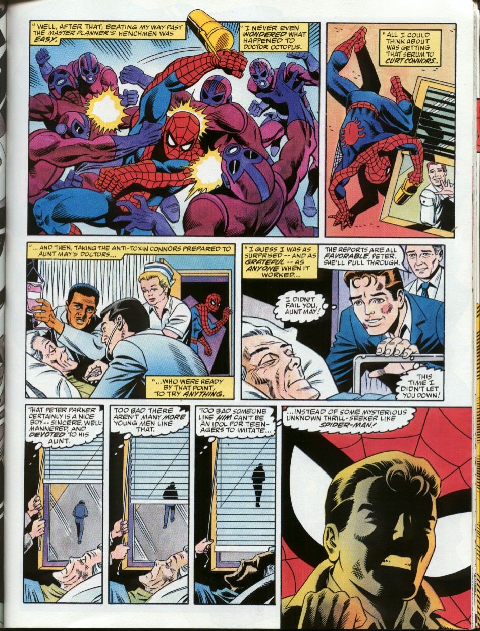 Read online Marvel Graphic Novel comic -  Issue #46 - Spider-Man - Parallel Lives - 35