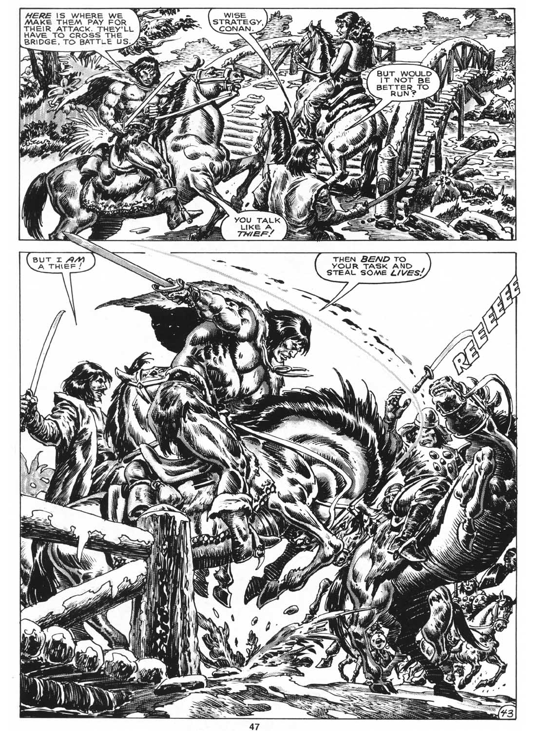 Read online The Savage Sword Of Conan comic -  Issue #158 - 49