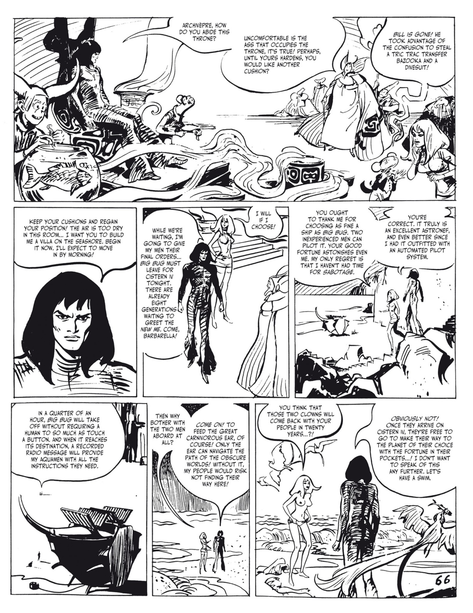 Read online Barbarella and The Wrath of the Minute-Eater comic -  Issue # TPB - 71