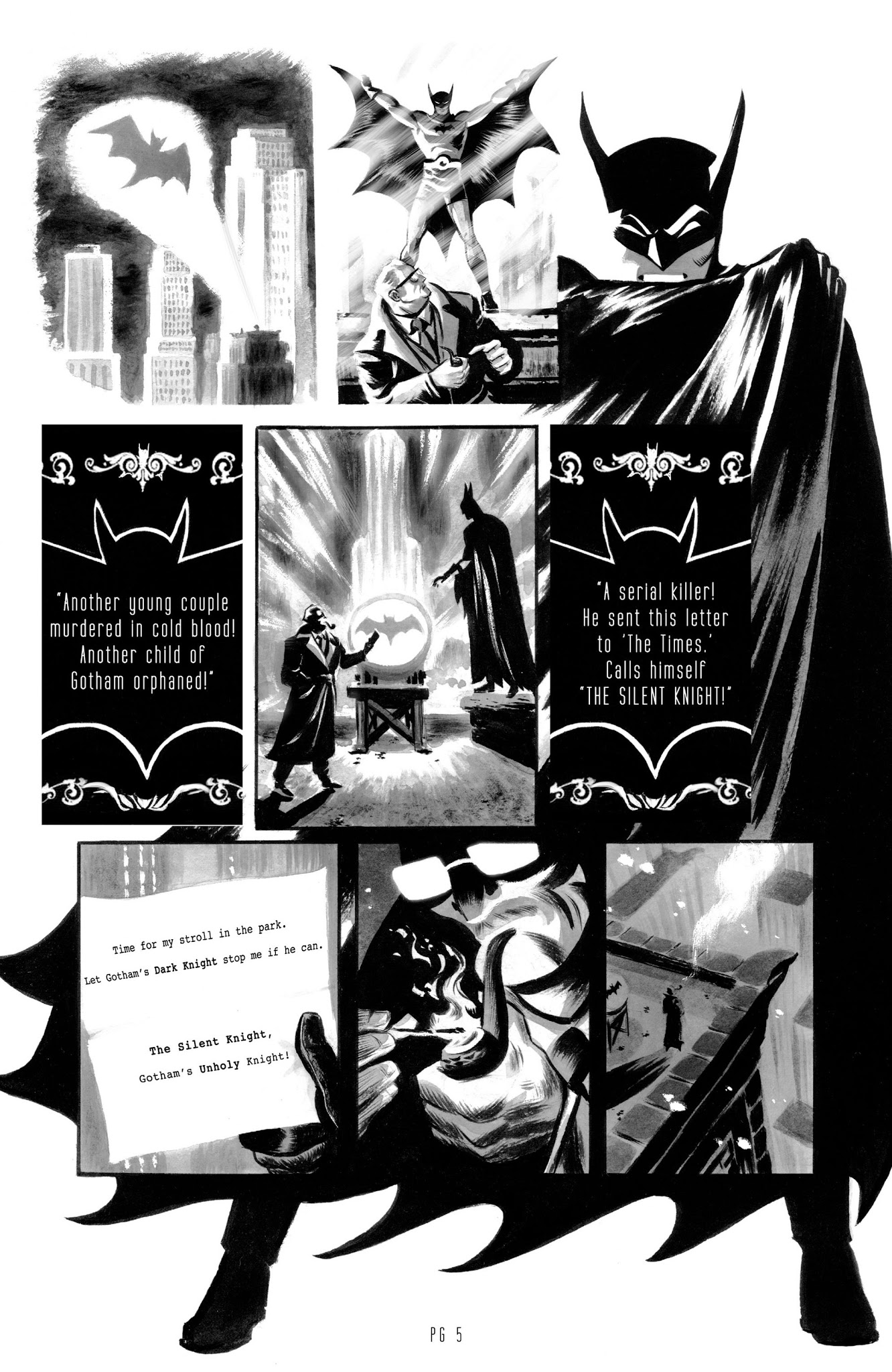 Read online Batman Black and White (2013) comic -  Issue #2 - 44