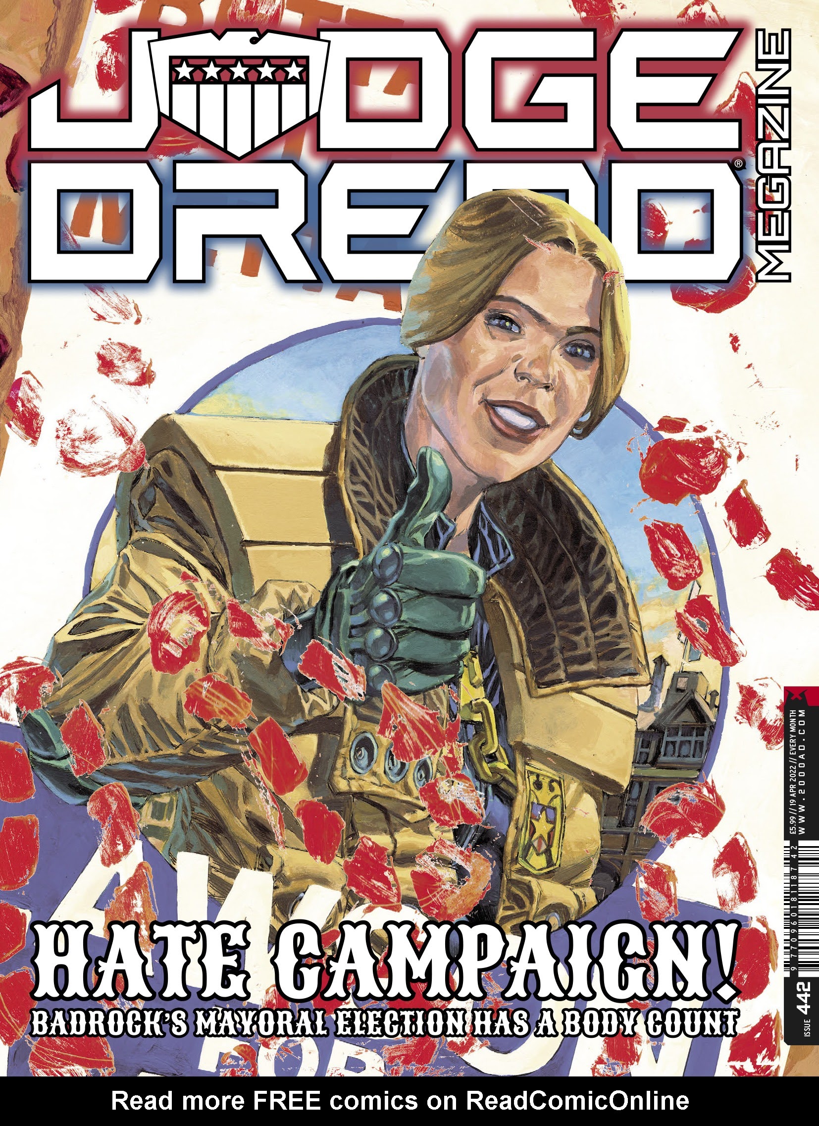 Read online Judge Dredd Megazine (Vol. 5) comic -  Issue #442 - 1