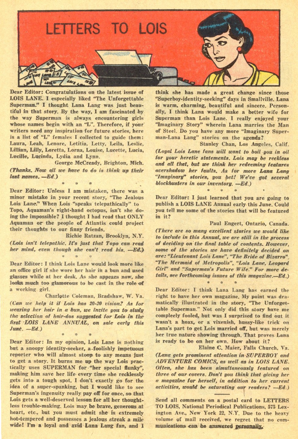 Read online Superman's Girl Friend, Lois Lane comic -  Issue #34 - 22