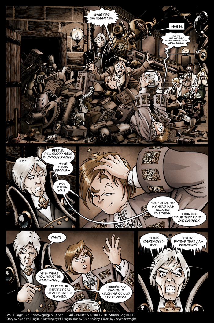 Read online Girl Genius (2002) comic -  Issue #1 - 23
