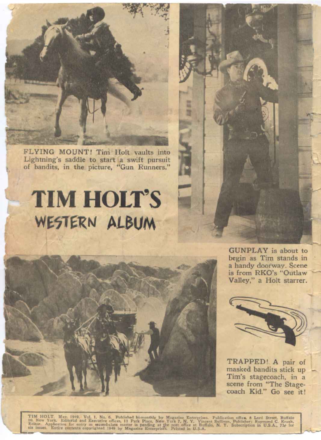 Read online Tim Holt comic -  Issue #6 - 2
