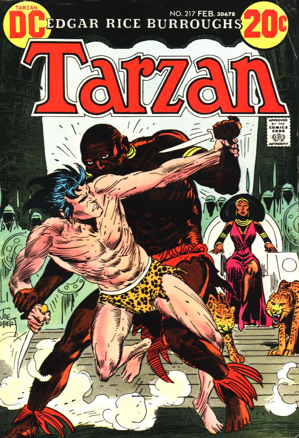 Read online Tarzan (1972) comic -  Issue #217 - 1