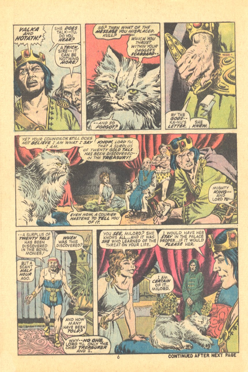 Read online Kull, the Conqueror (1971) comic -  Issue #7 - 6