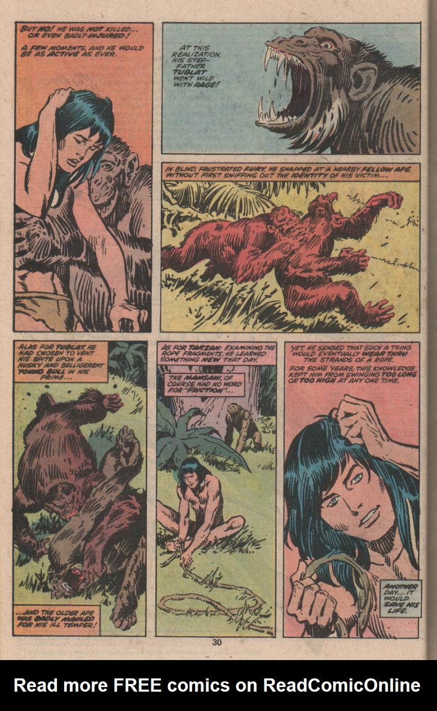 Read online Tarzan (1977) comic -  Issue # _Annual 1 - 23