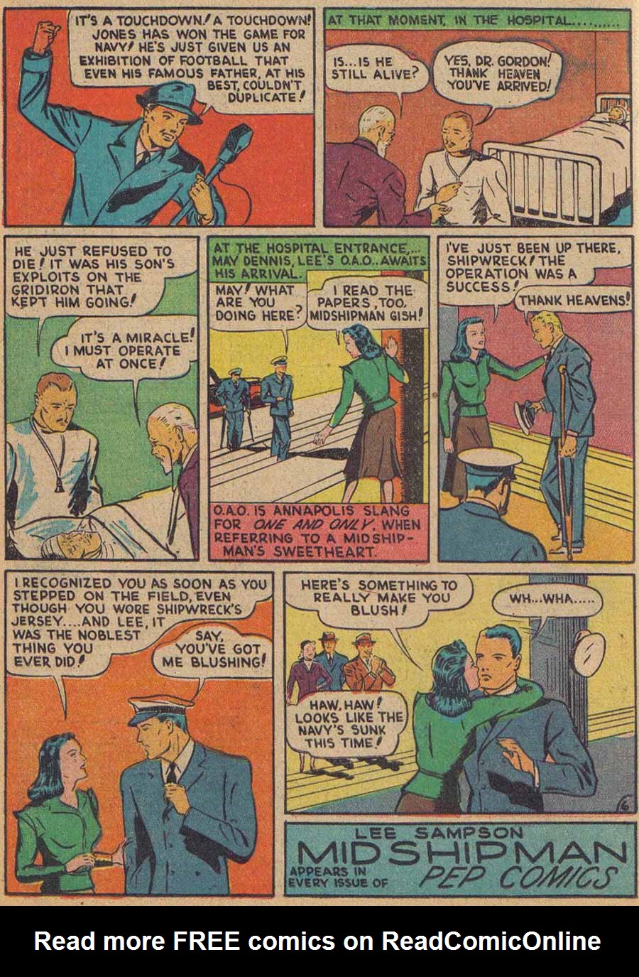 Read online Pep Comics comic -  Issue #10 - 46