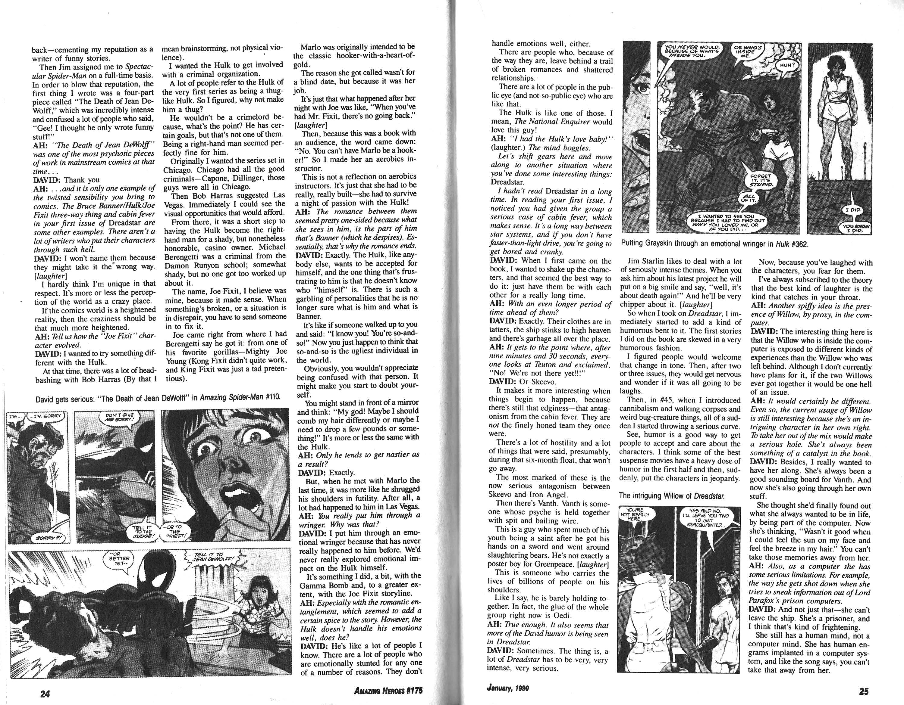 Read online Amazing Heroes comic -  Issue #175 - 13