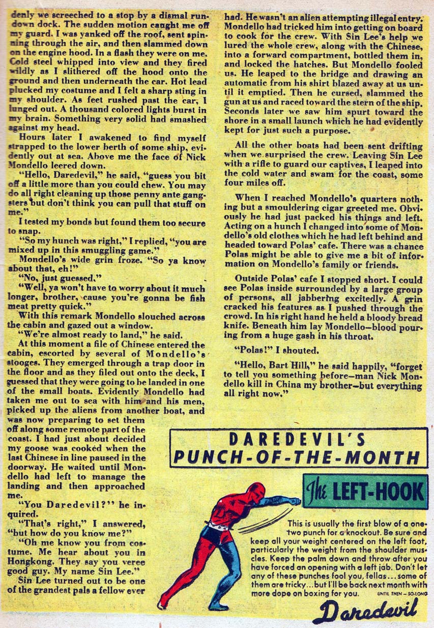 Read online Daredevil (1941) comic -  Issue #2 - 37