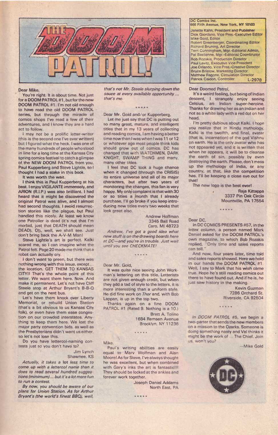 Read online Doom Patrol (1987) comic -  Issue #4 - 24