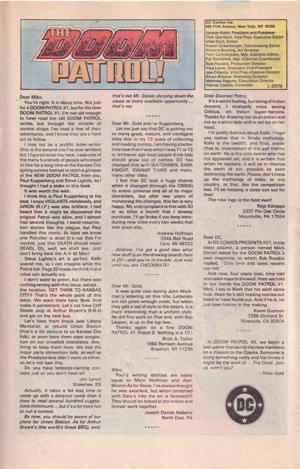Read online Doom Patrol (1987) comic -  Issue #4 - 24