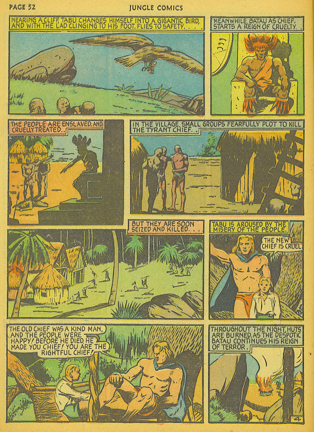Read online Jungle Comics comic -  Issue #6 - 54