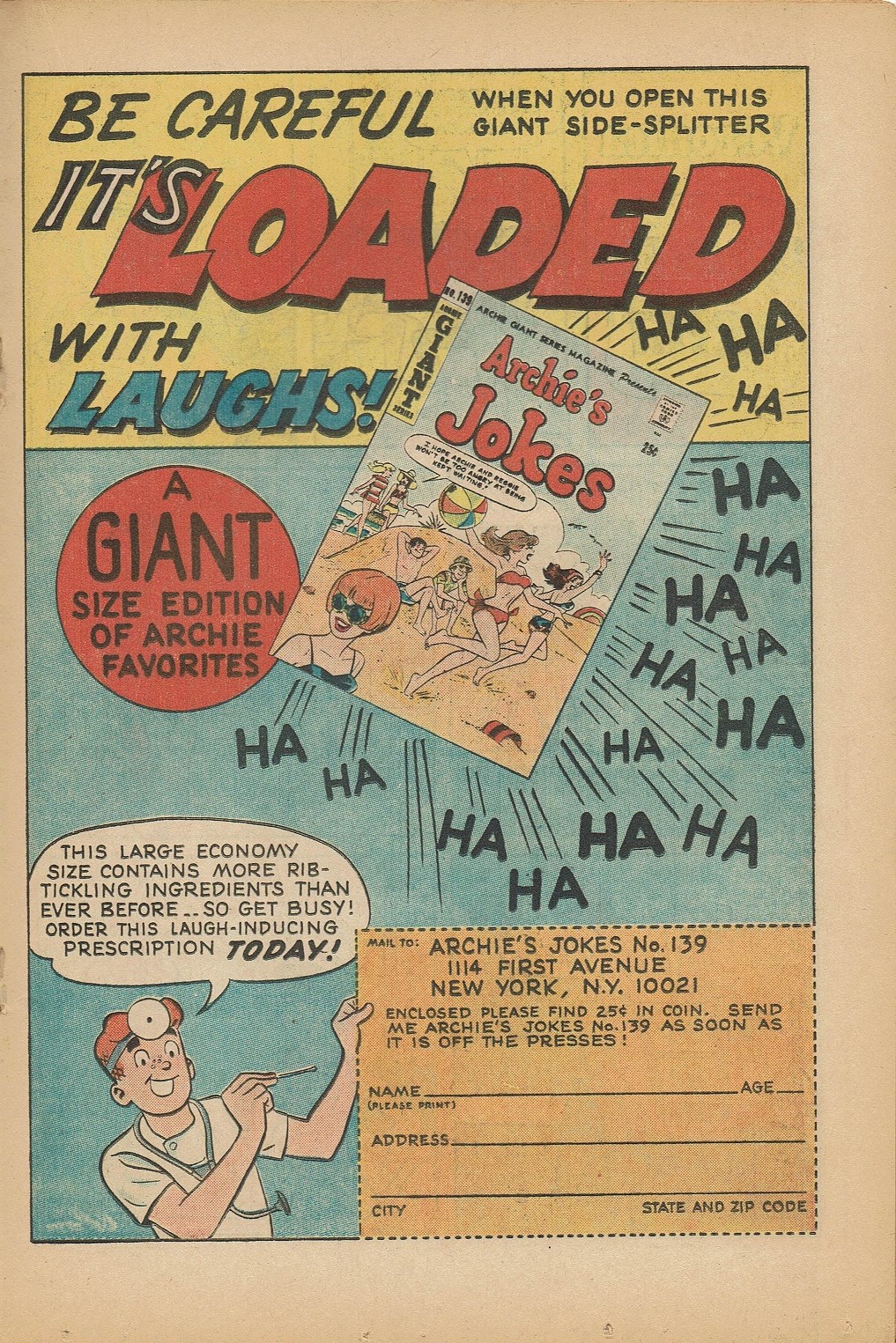 Read online Archie's Joke Book Magazine comic -  Issue #102 - 19
