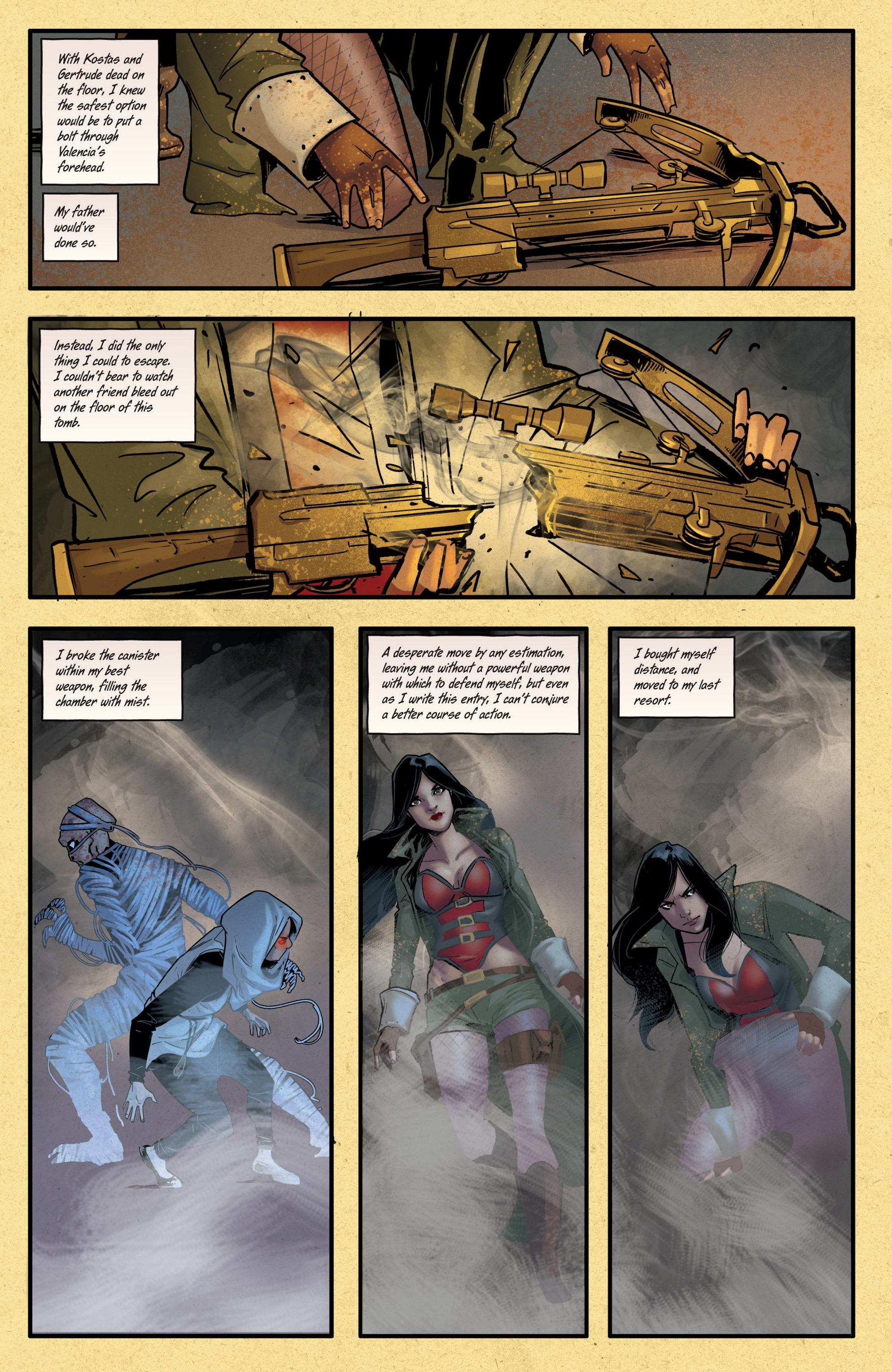 Read online Van Helsing vs The Mummy of Amun-Ra comic -  Issue #3 - 15