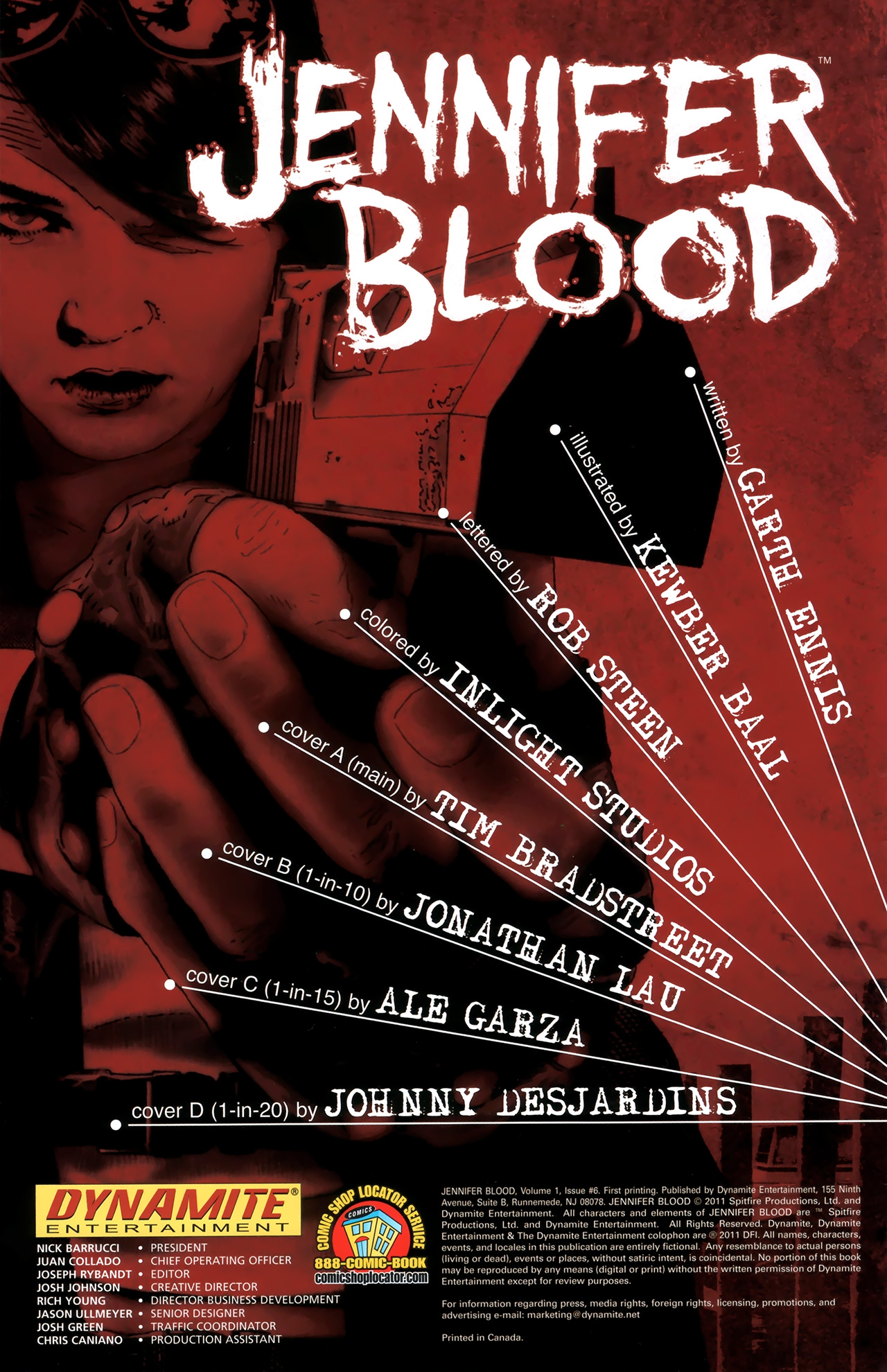 Read online Jennifer Blood comic -  Issue #6 - 6