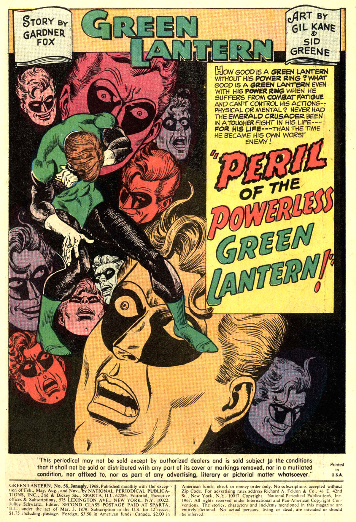 Read online Green Lantern (1960) comic -  Issue #58 - 3